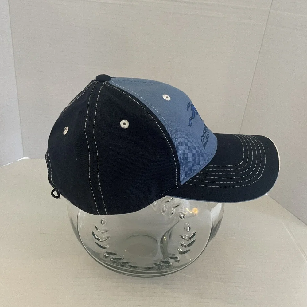 Cornwell Quality Tools Hat Luna Pier Strap Back Baseball Cap‎ Blue Black White